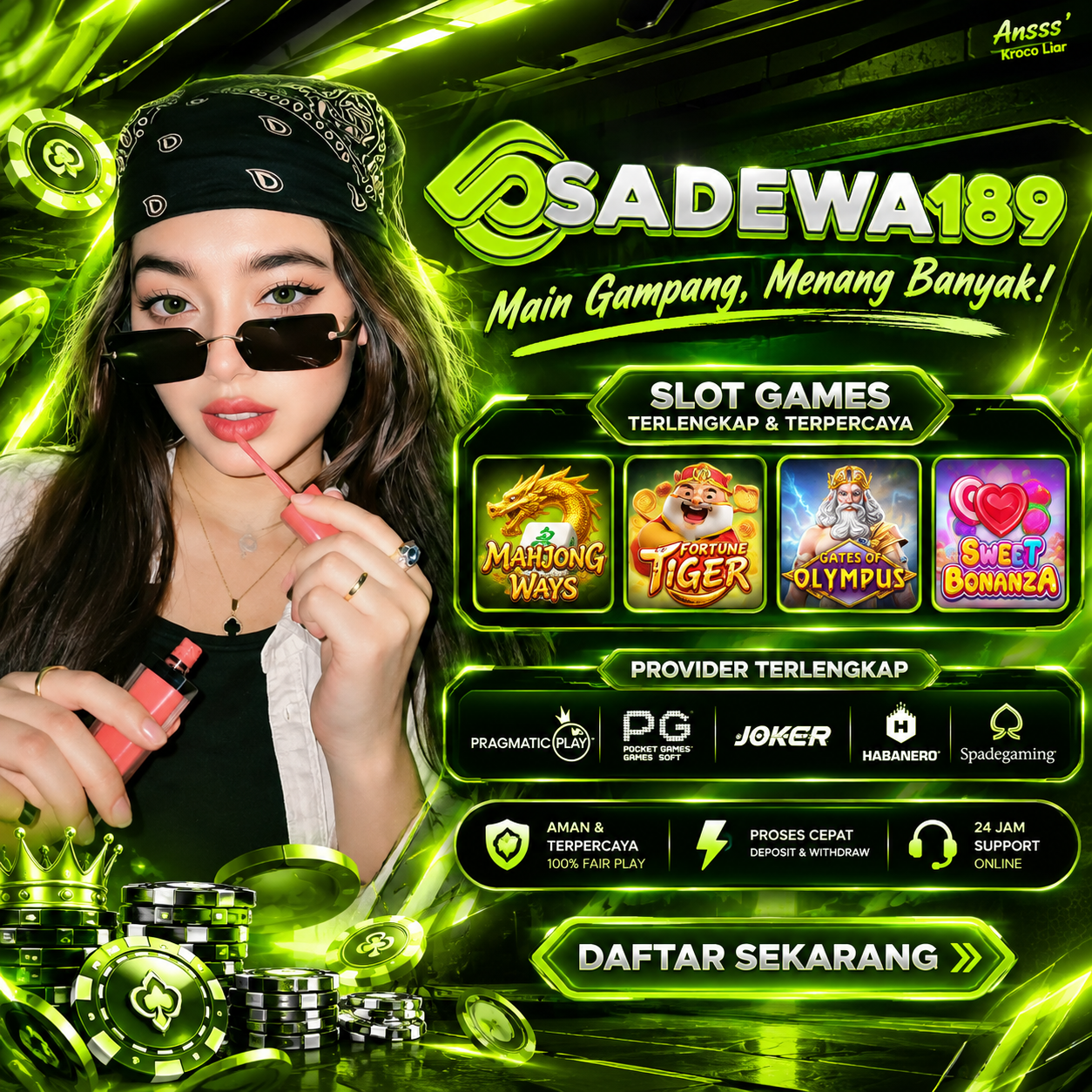 Banner Slot Online SADEWA189